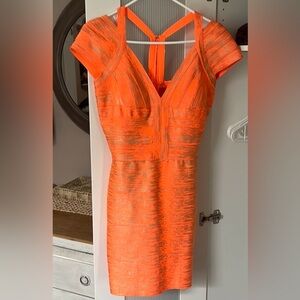 Mac Duggal dress bandage bodycon stretch short